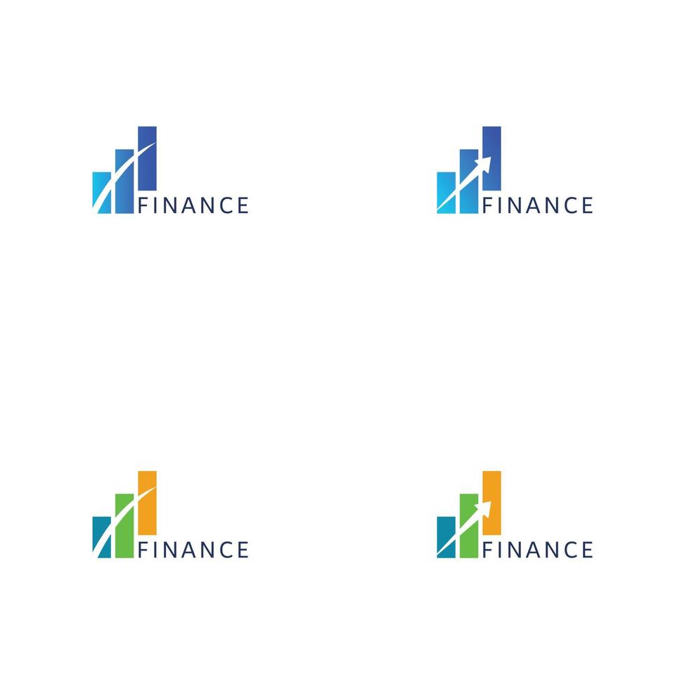 il logo della finanza aziendale imposta il vettore gratuito