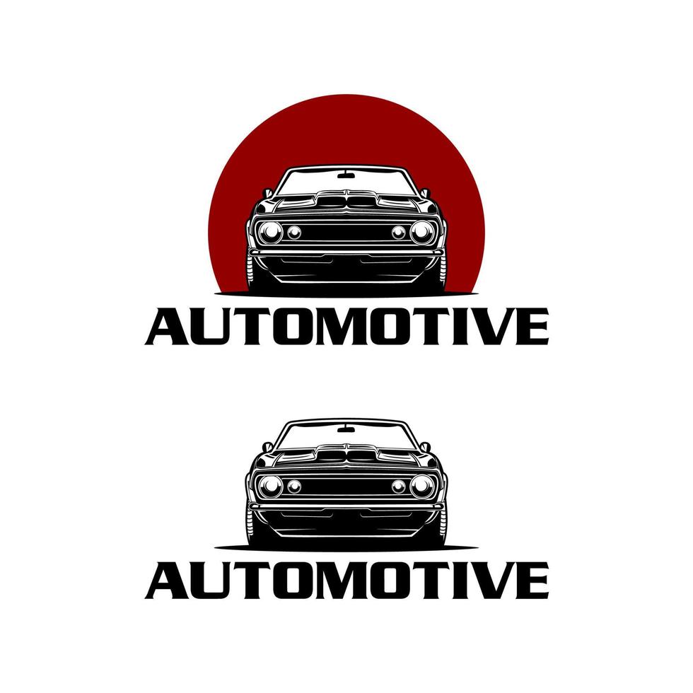 elegante logo dell'auto vettore