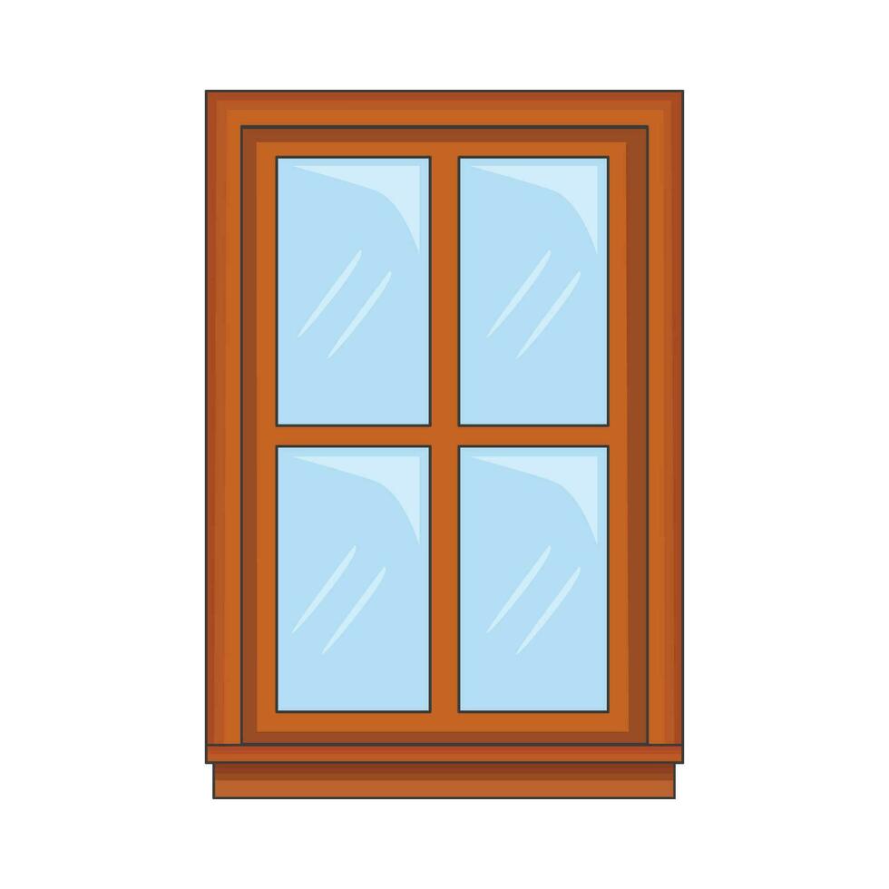 illustrazione di finestra vettore