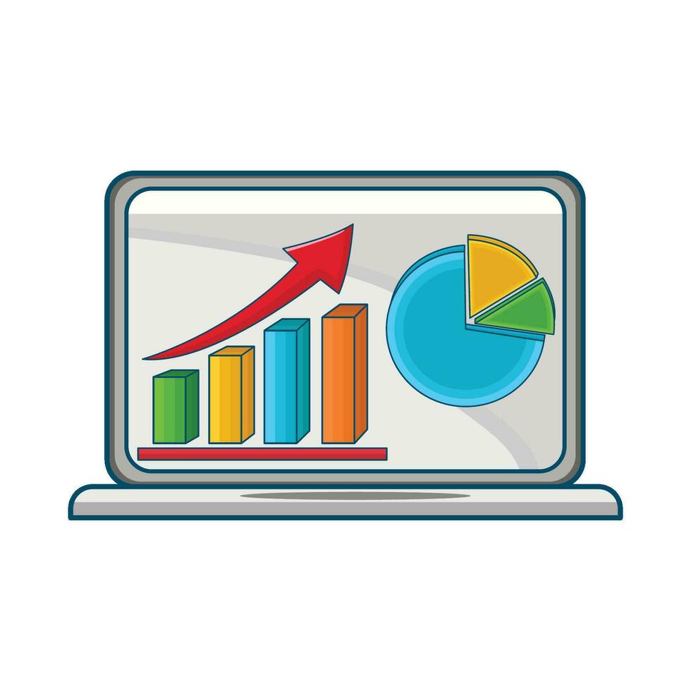 illustrazione di statistica vettore