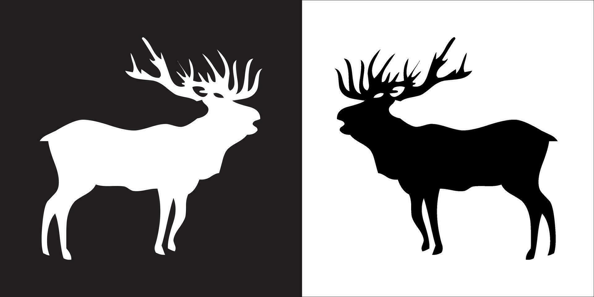 illustrazione vettore grafica di cervo icona