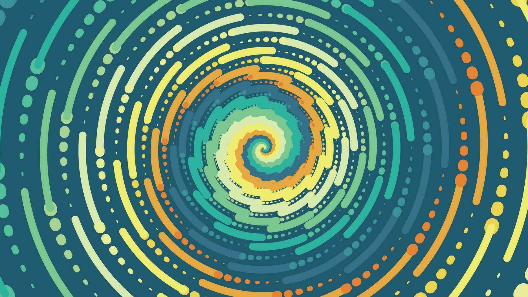 astratto spirale Filatura vivace colore vortice sfondo. vettore
