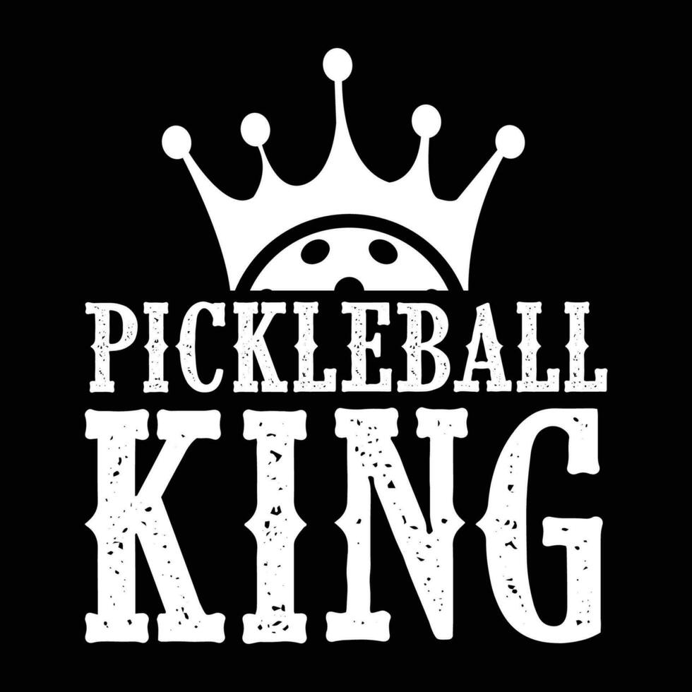 pickleball citazione tipografia maglietta design illustratore vettore