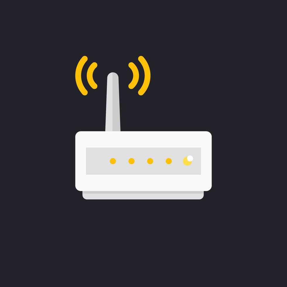 router, modem illustrazione vettoriale