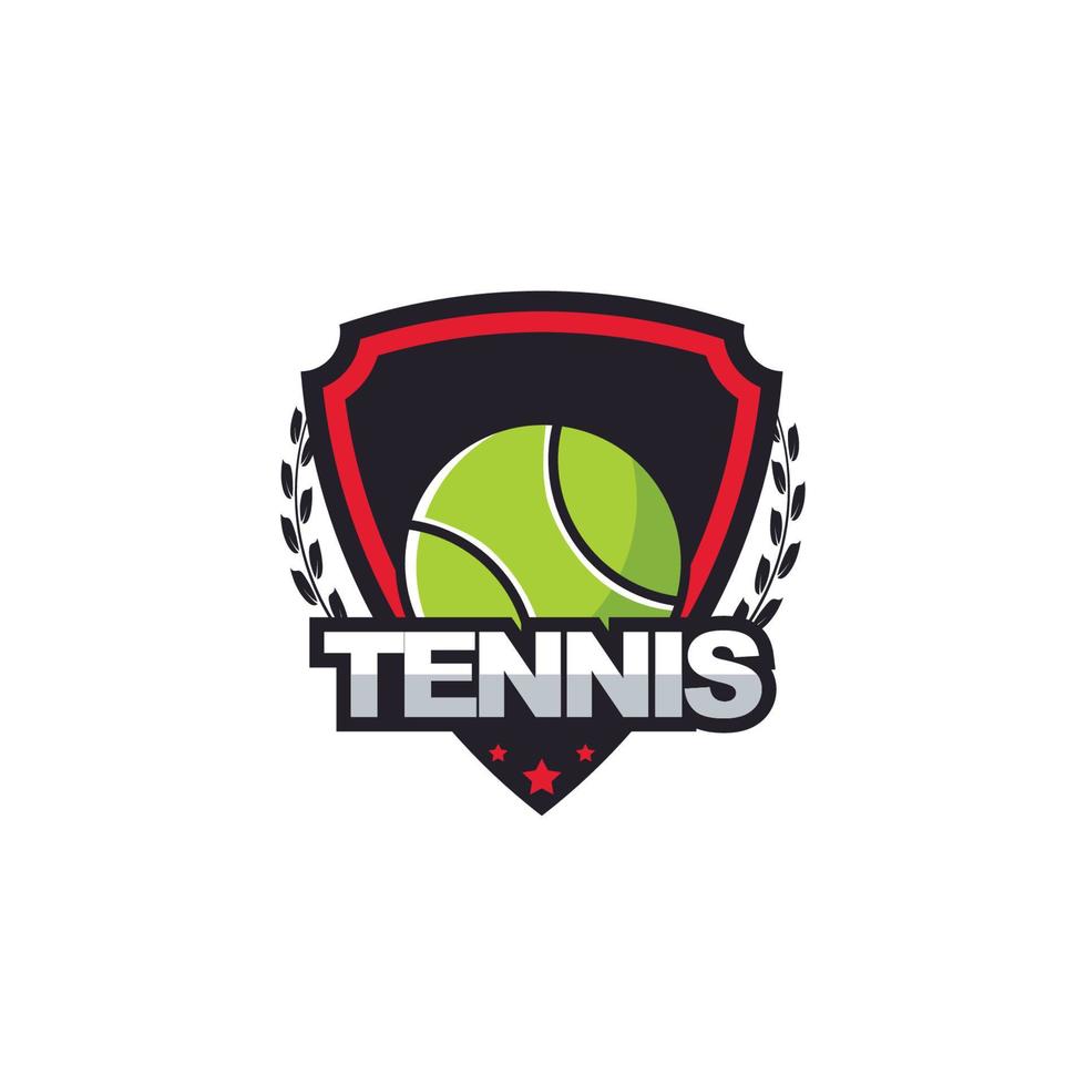 logo del tennis distintivo sportivo logo americano sport vettore