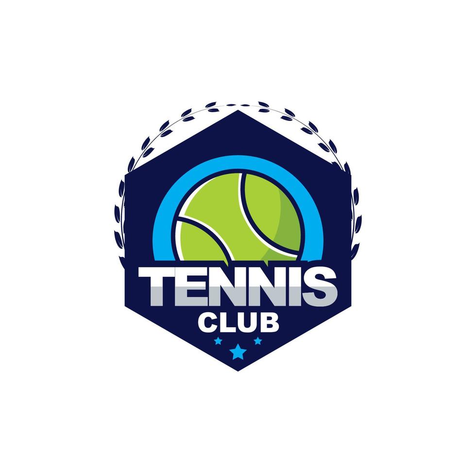 logo del tennis distintivo sportivo logo americano sport vettore