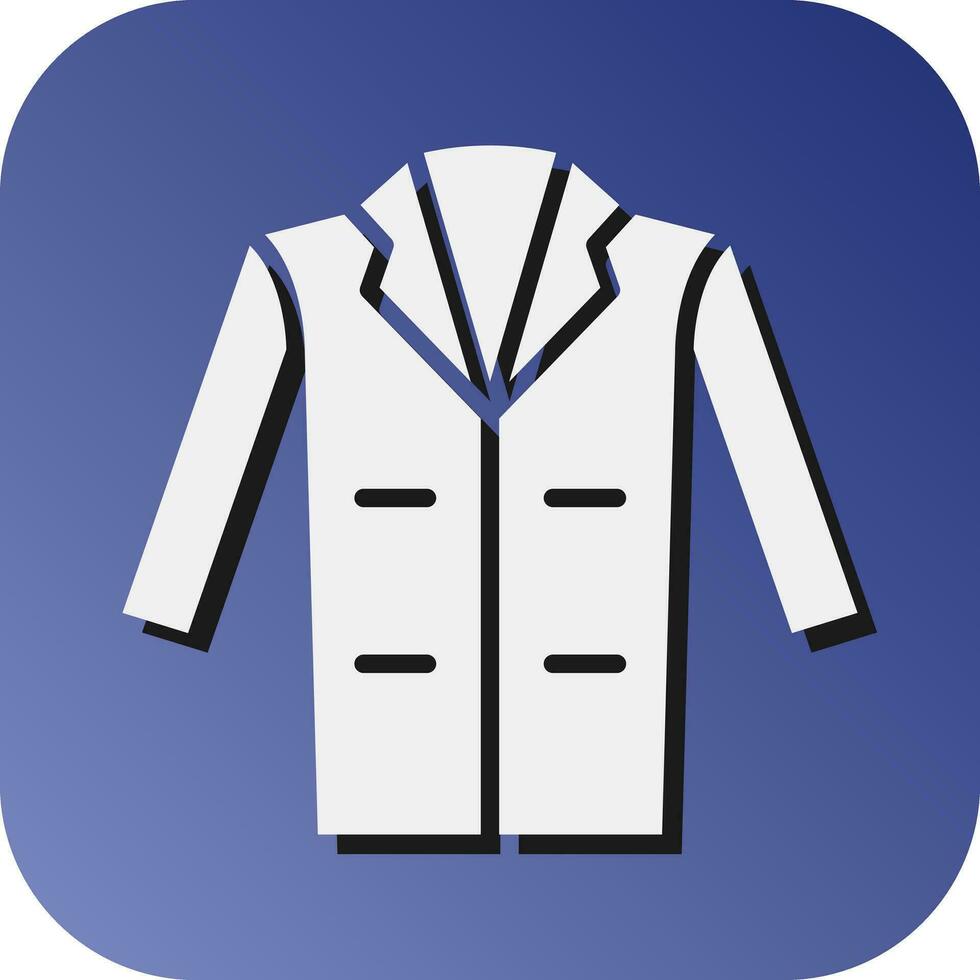 cappotto vettore glifo pendenza sfondo icona per personale e commerciale uso.