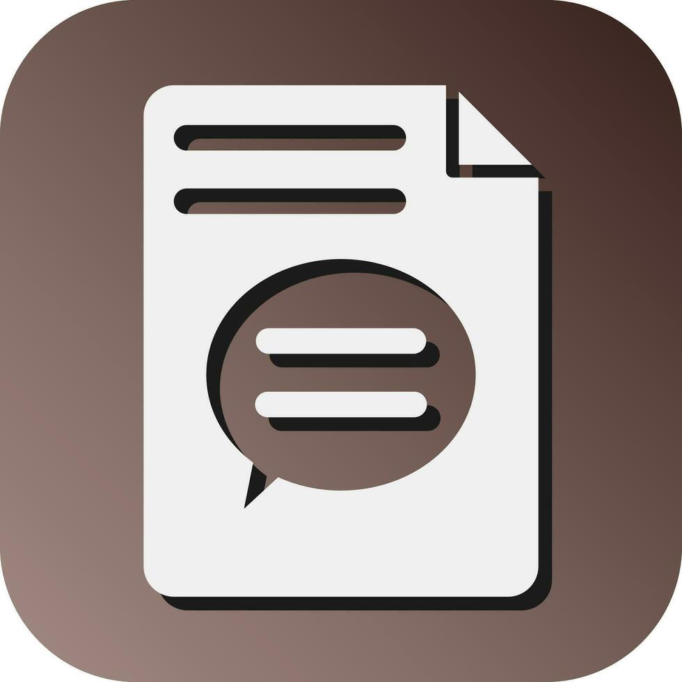 documento file vettore glifo pendenza sfondo icona per personale e commerciale uso.