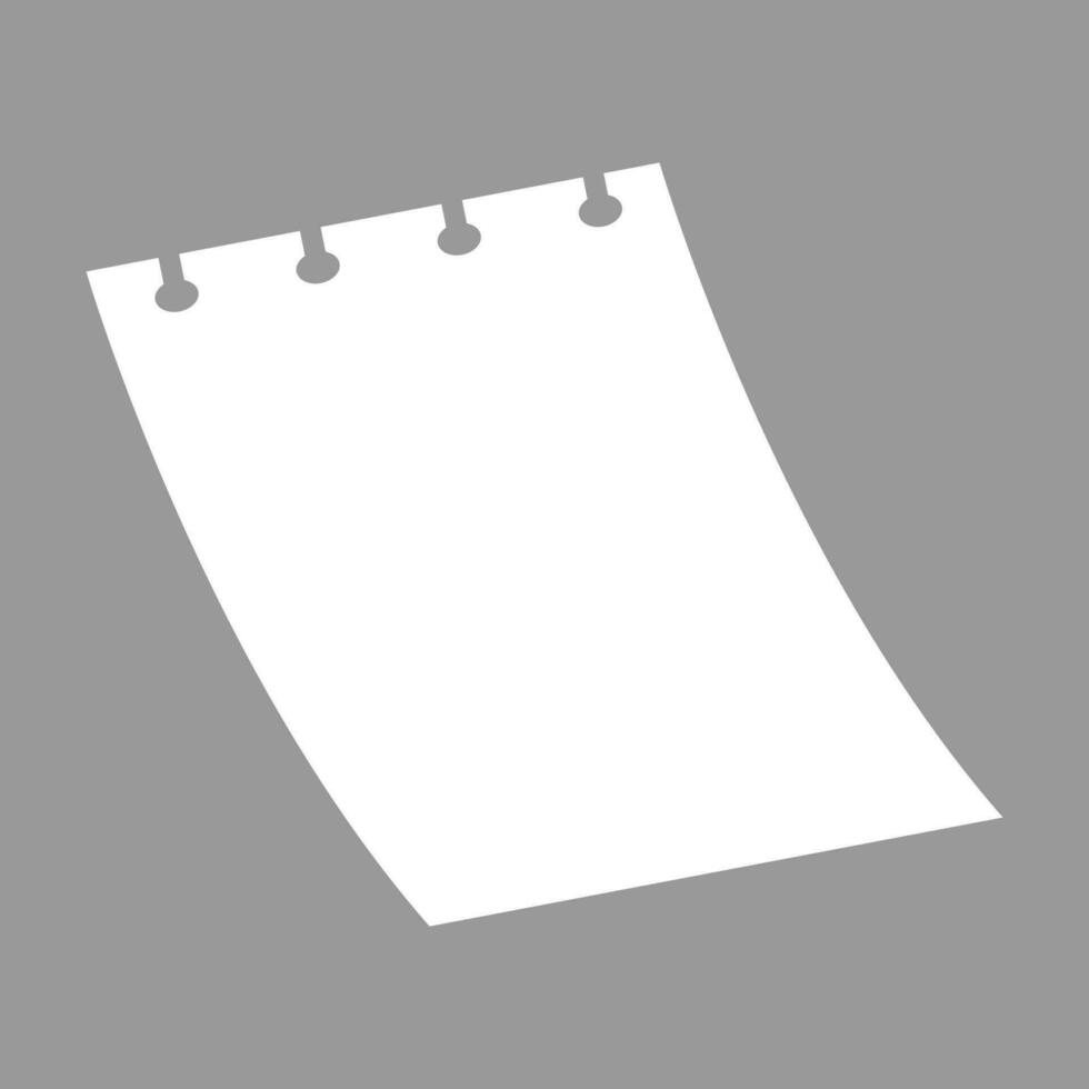 vettore realistico vettore illustrazione. carta caduta su grigio sfondo