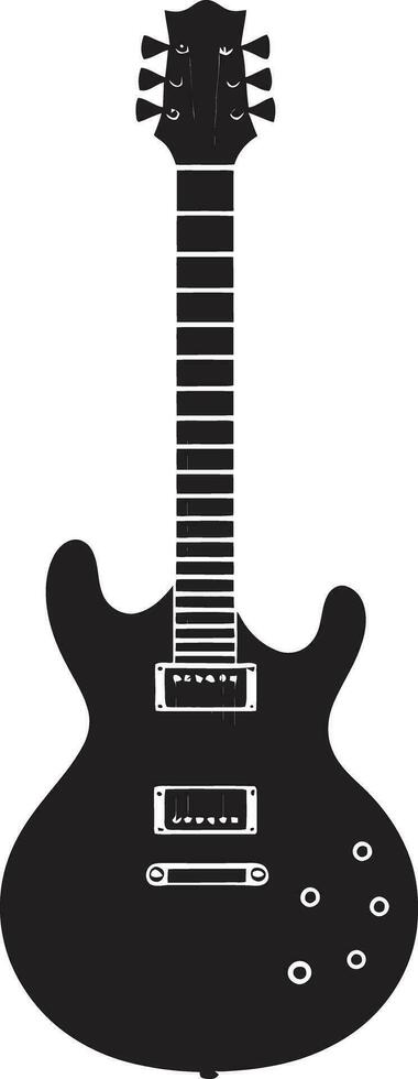 acustico armonia chitarra logo vettore grafico sereno paesaggi sonori chitarra emblema vettore