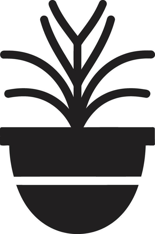 nature tavolozza logo vettore icona botanico equilibrio pianta emblema design