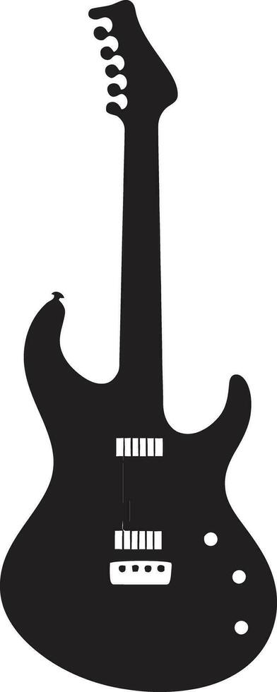 sinfonia stringhe chitarra iconico logo vettore ritmico fantasticheria chitarra logo vettore simbolo