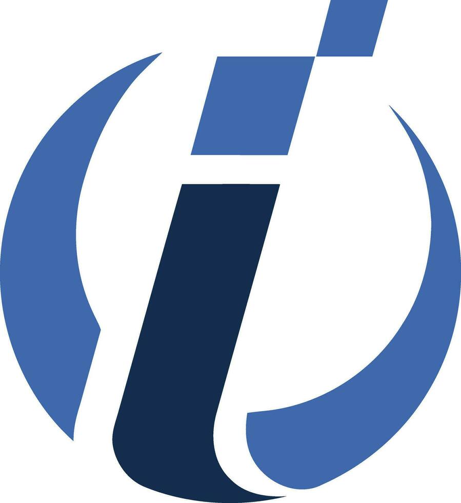 io tecnologia logo vettore