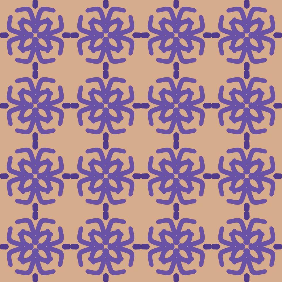 viola rosa pastello mandala arte senza soluzione di continuità modello floreale creativo design sfondo vettore illustrazione