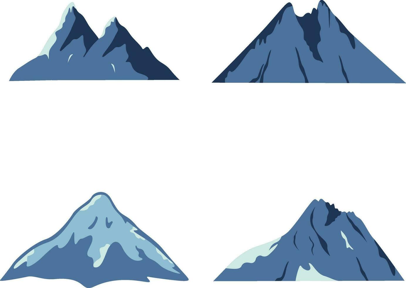 internazionale montagna giorno con moderno astratto design. vettore illustrazione impostare.