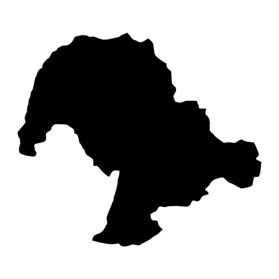 bokeo Provincia carta geografica, amministrativo divisione di lao popoli democratico repubblica. vettore illustrazione.