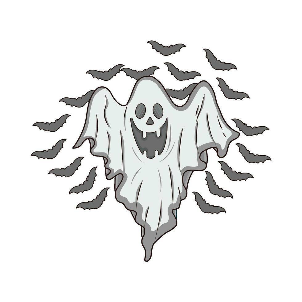 illustrazione del fantasma vettore