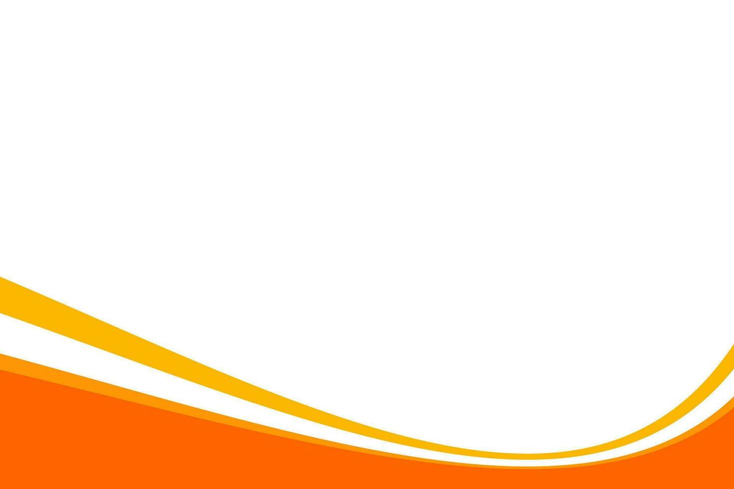 sfondo ondulato arancione vettore