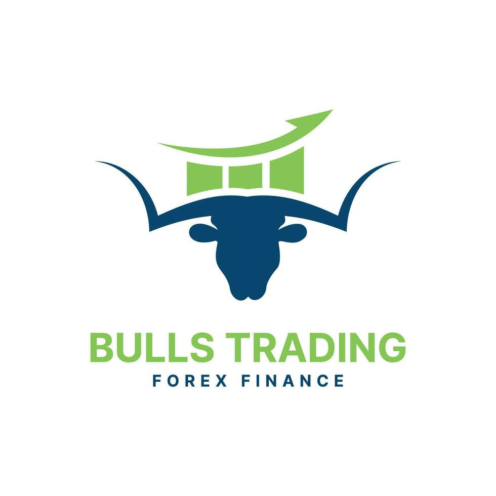 tori commercio logo design moderno semplice concetto per forex commercio e finanza attività commerciale con Toro testa e marketing cartello concetto vettore