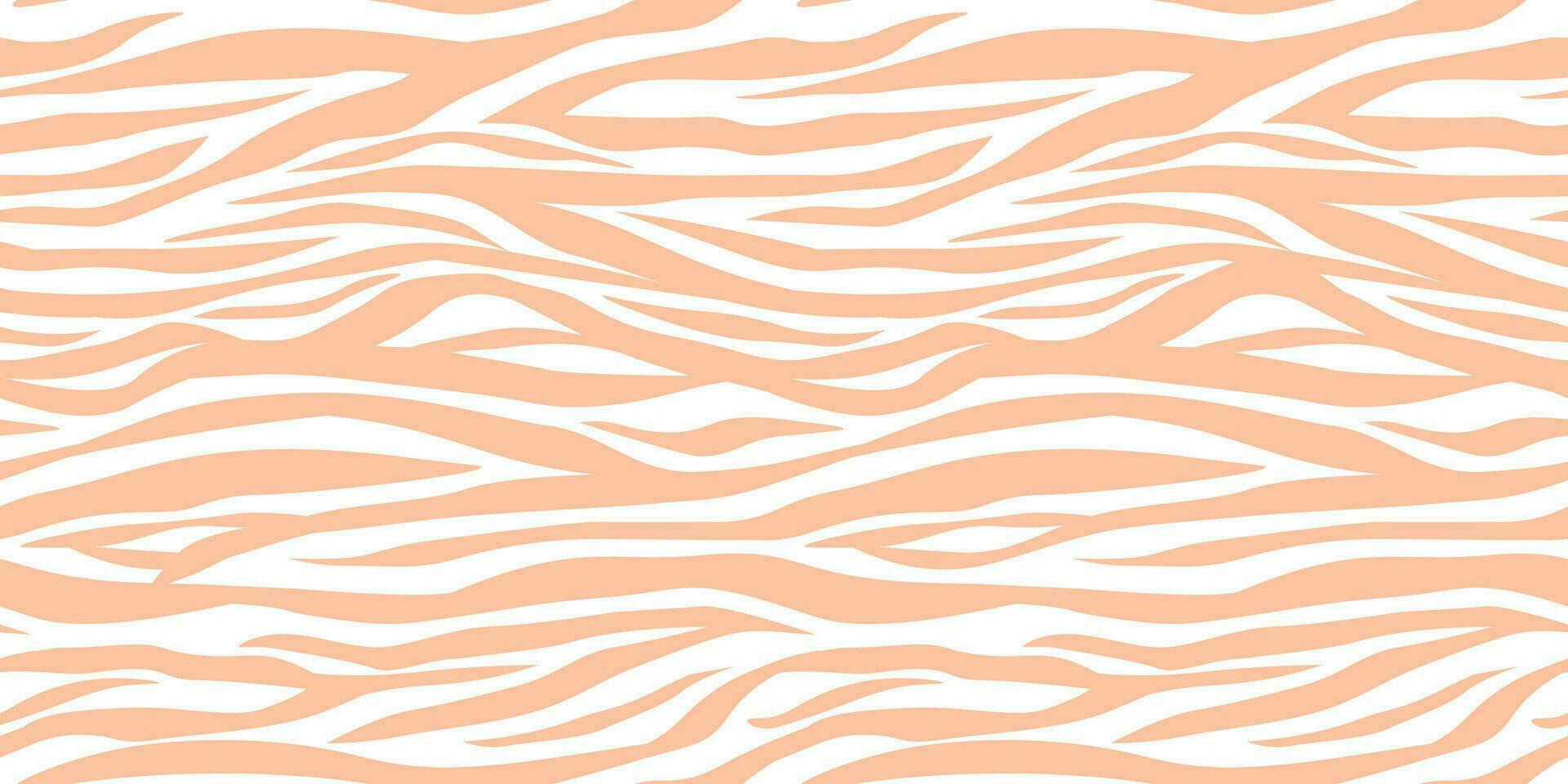 senza soluzione di continuità modello con astratto zebra strisce. animale Stampa nel delicato pesca colore. vettore grafica.