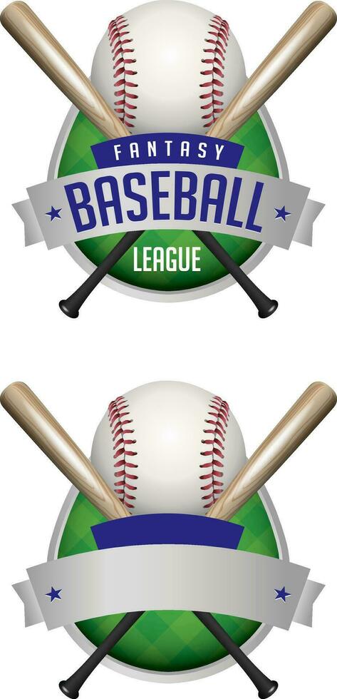 baseball emblemi illustrazione vettore