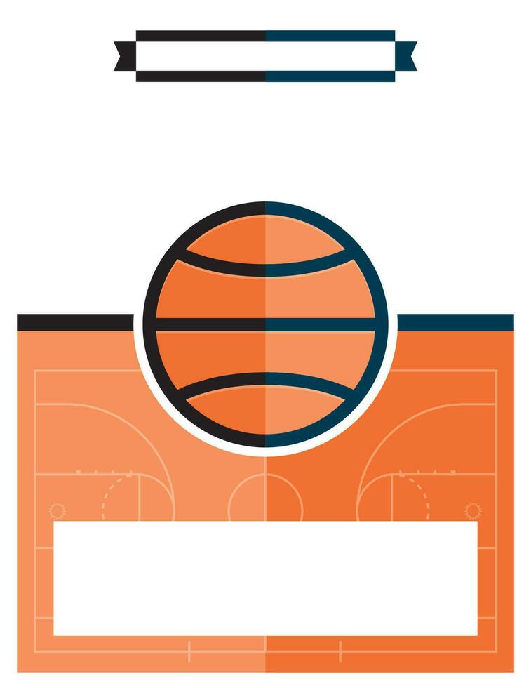 pallacanestro gioco aviatore illustrazione vettore