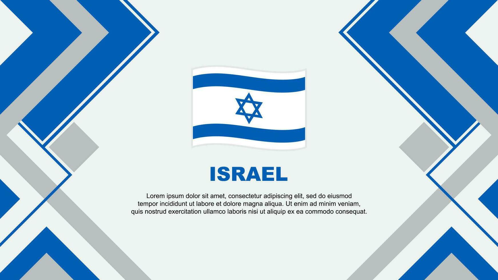 Israele bandiera astratto sfondo design modello. Israele indipendenza giorno bandiera sfondo vettore illustrazione. Israele bandiera