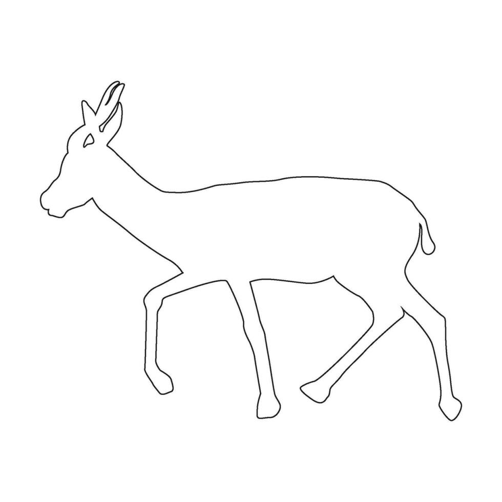 antilope icona vettore