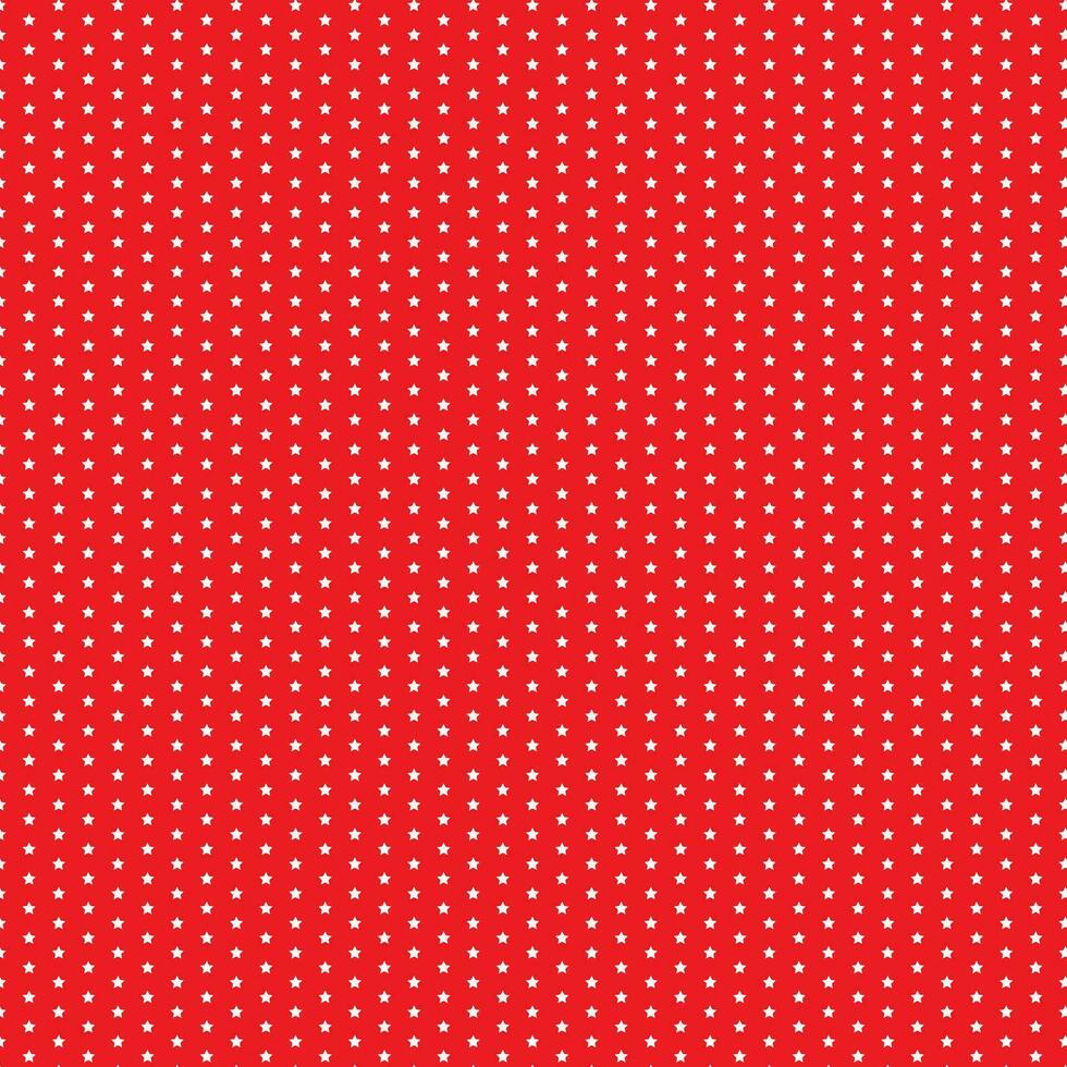 moderno semplice astratto senza soluzione di continuità bianca colore stella modello arte opera su rosso colore sfondo vettore