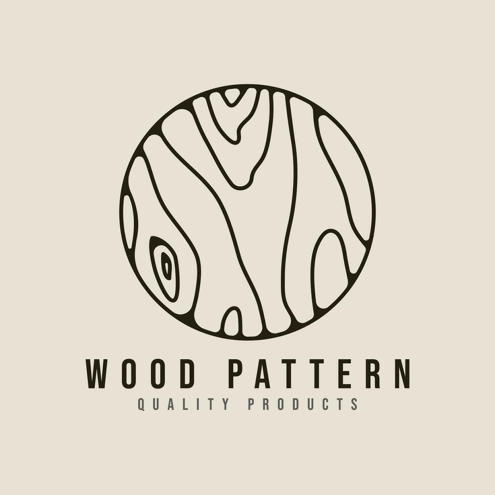 legna modello, legna fibra, legna struttura linea arte logo icona e simbolo vettore illustrazione minimalista design