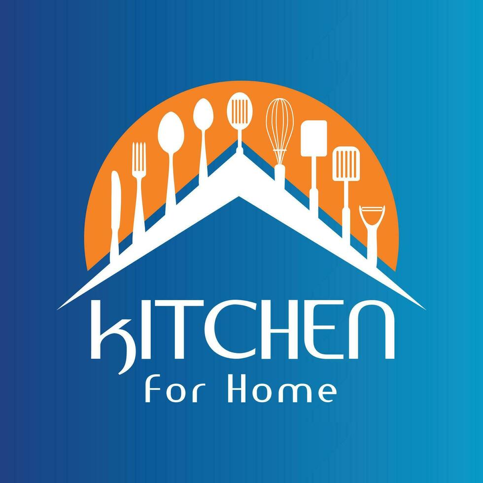 cucina per casa il branding identità aziendale lettera calligrafia disegni logo vettore design