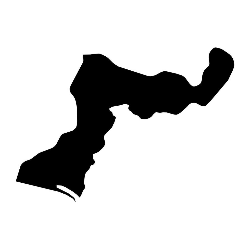 margibi carta geografica, amministrativo divisione di Liberia. vettore illustrazione.