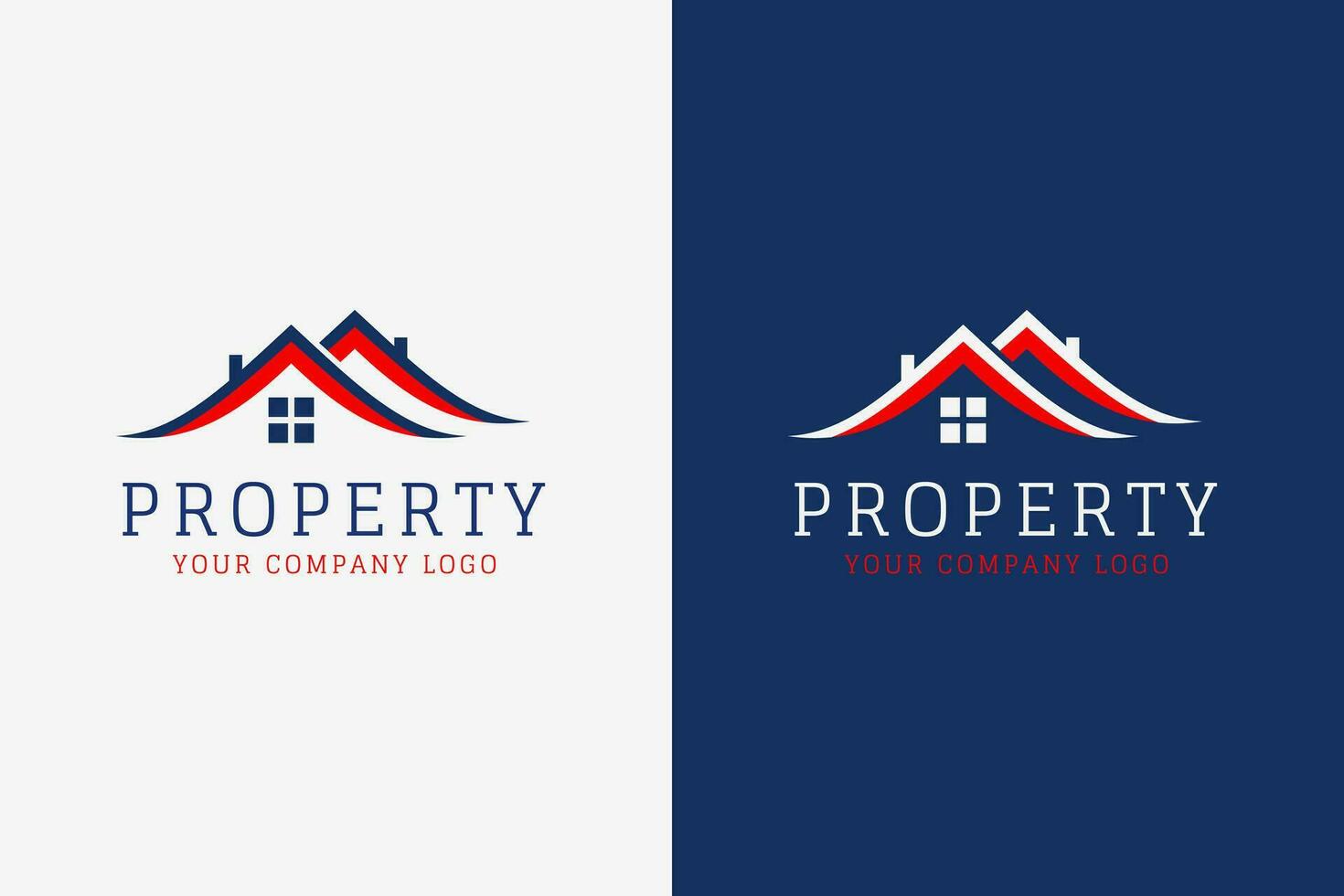 proprietà logo, Casa forma vettore