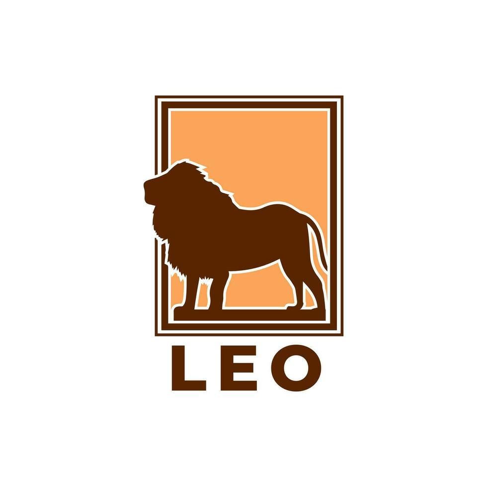 zodiaco vettore illustrazione Leo cartello