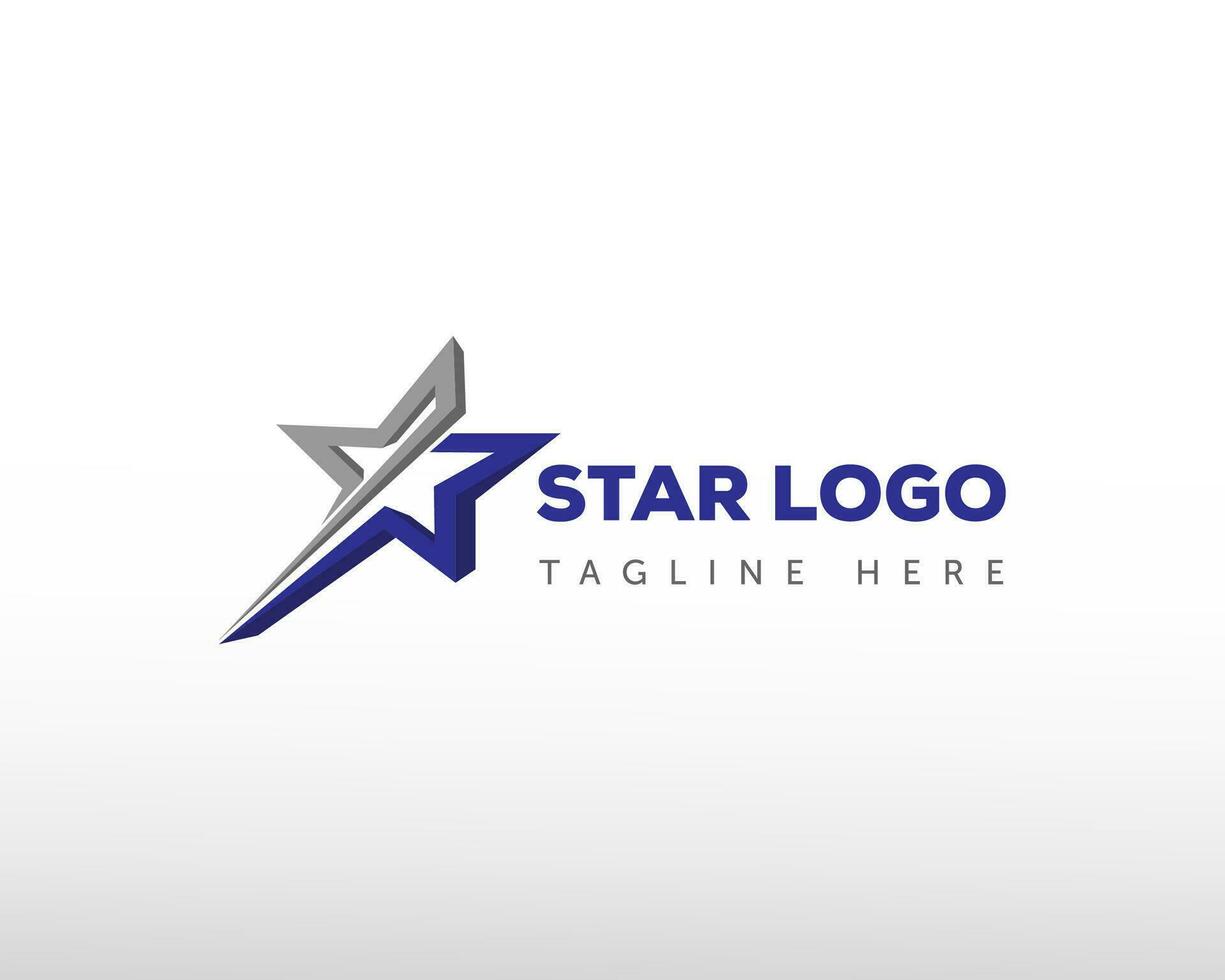 stella logo creativo stella logo veloce stella logo simbolo logo vettore