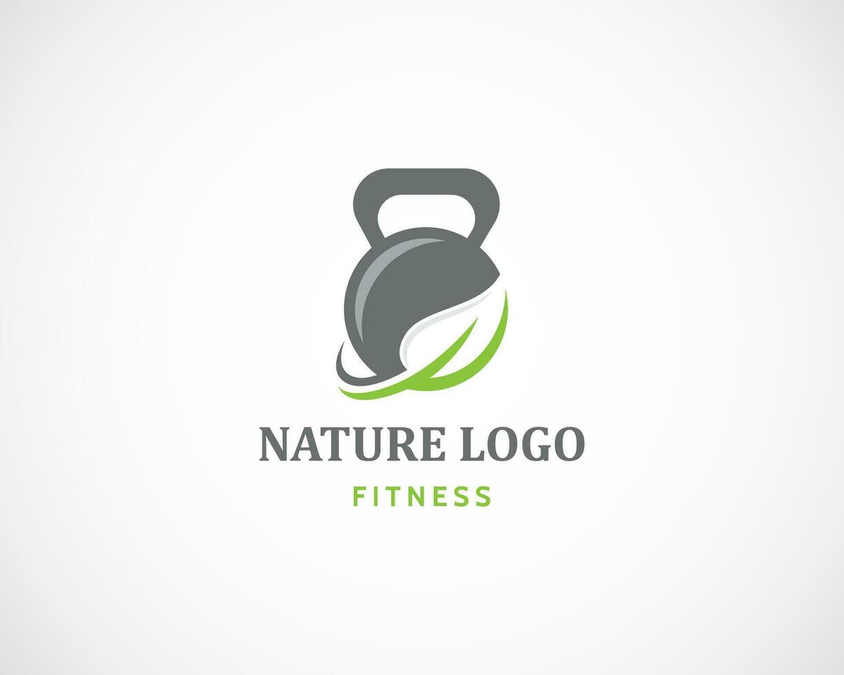 natura fitness logo barbiglio creativo logo vettore