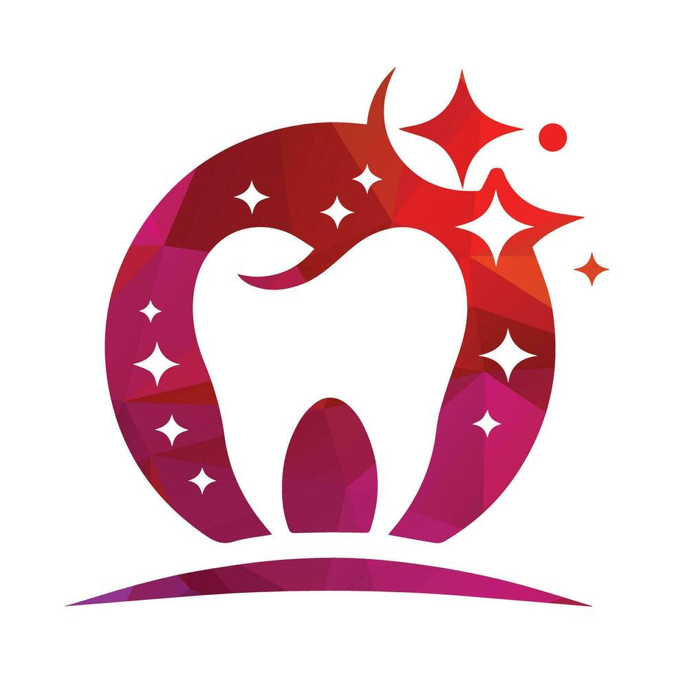 denti dente logo design vettore illustrazione