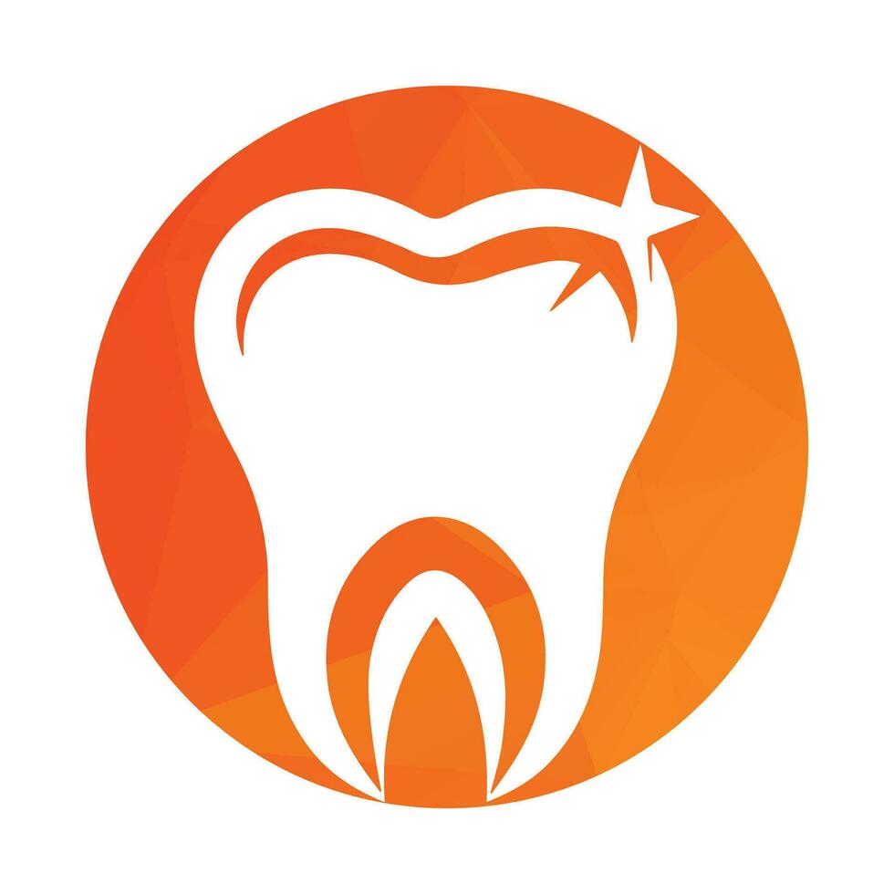 denti dente logo design vettore illustrazione