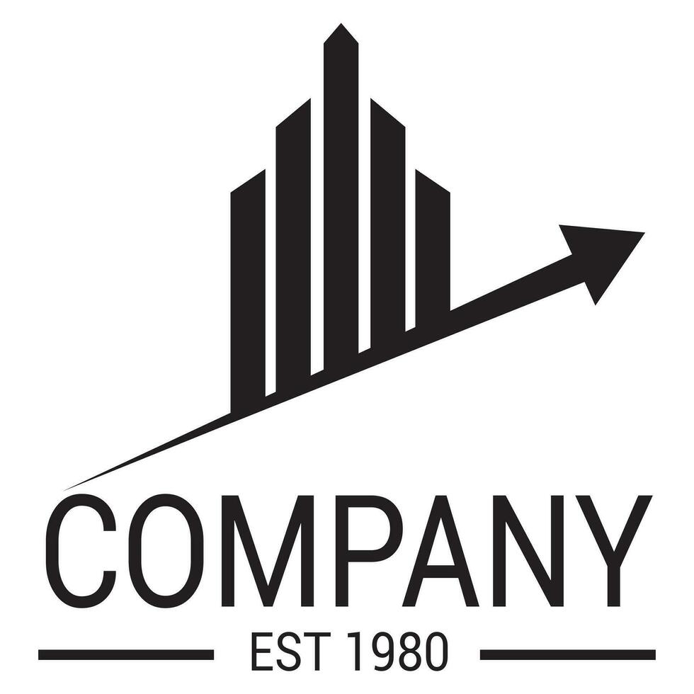 design del logo vettoriale immobiliare