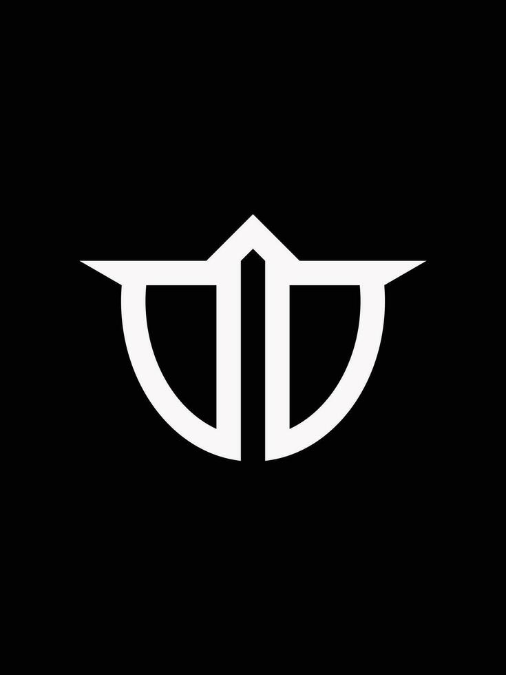 dd monogramma logo modello vettore