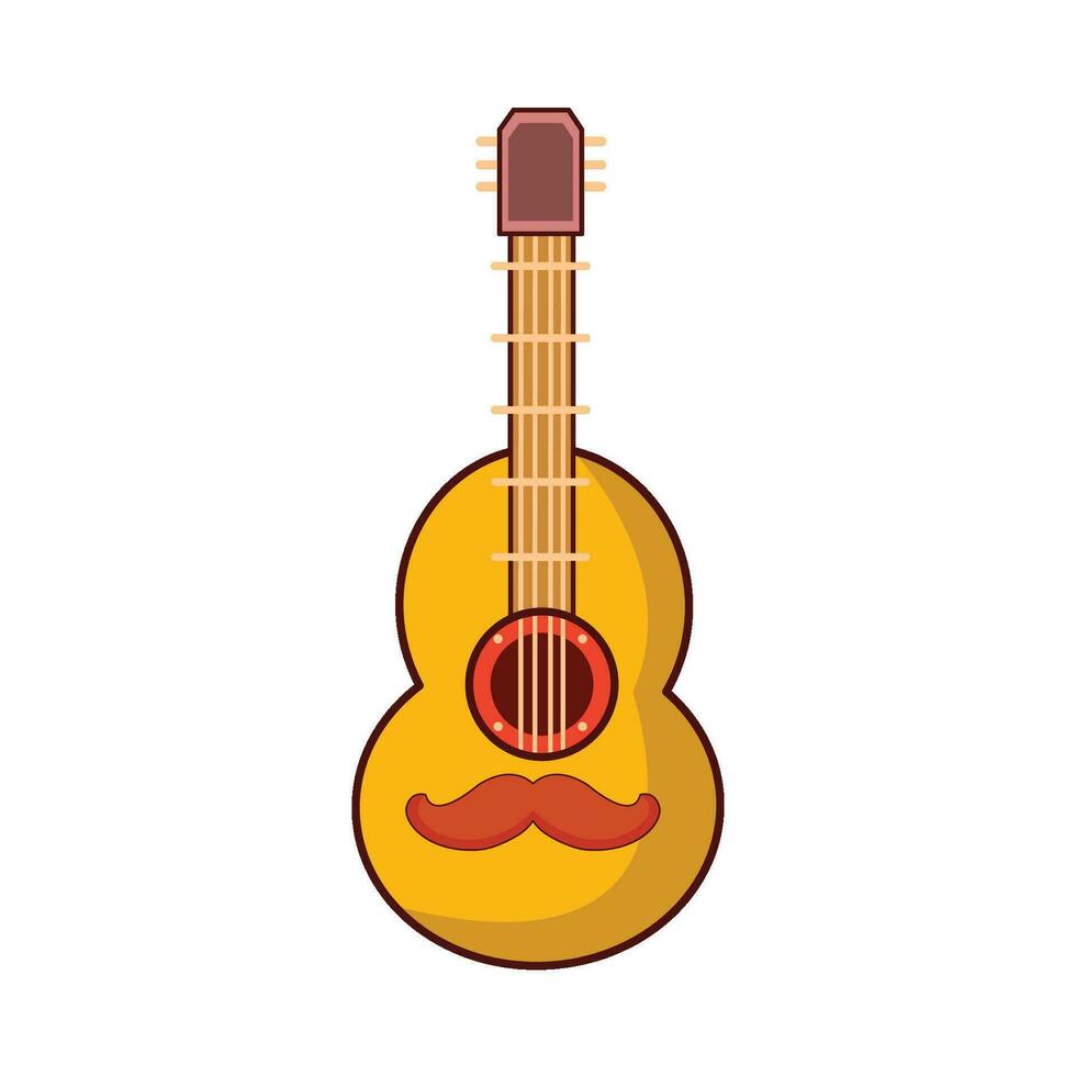 chitarra messicano illustrazione vettore