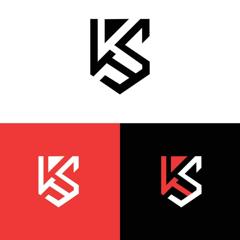 ks logo, ks monogramma, iniziale ks logo, lettera ks logo, creativo icona, moderno, vettore