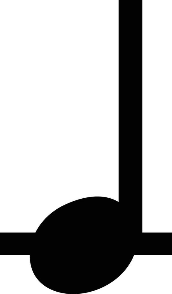 musica Appunti icona nel piatto stile. musicale chiave segni. isolato su solido pittogramma nero musicale semplice simbolo elementi. vettore per applicazioni e sito web