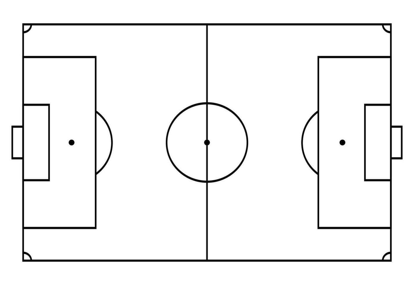 calcio, calcio Tribunale. sport sfondo. linea arte stile vettore