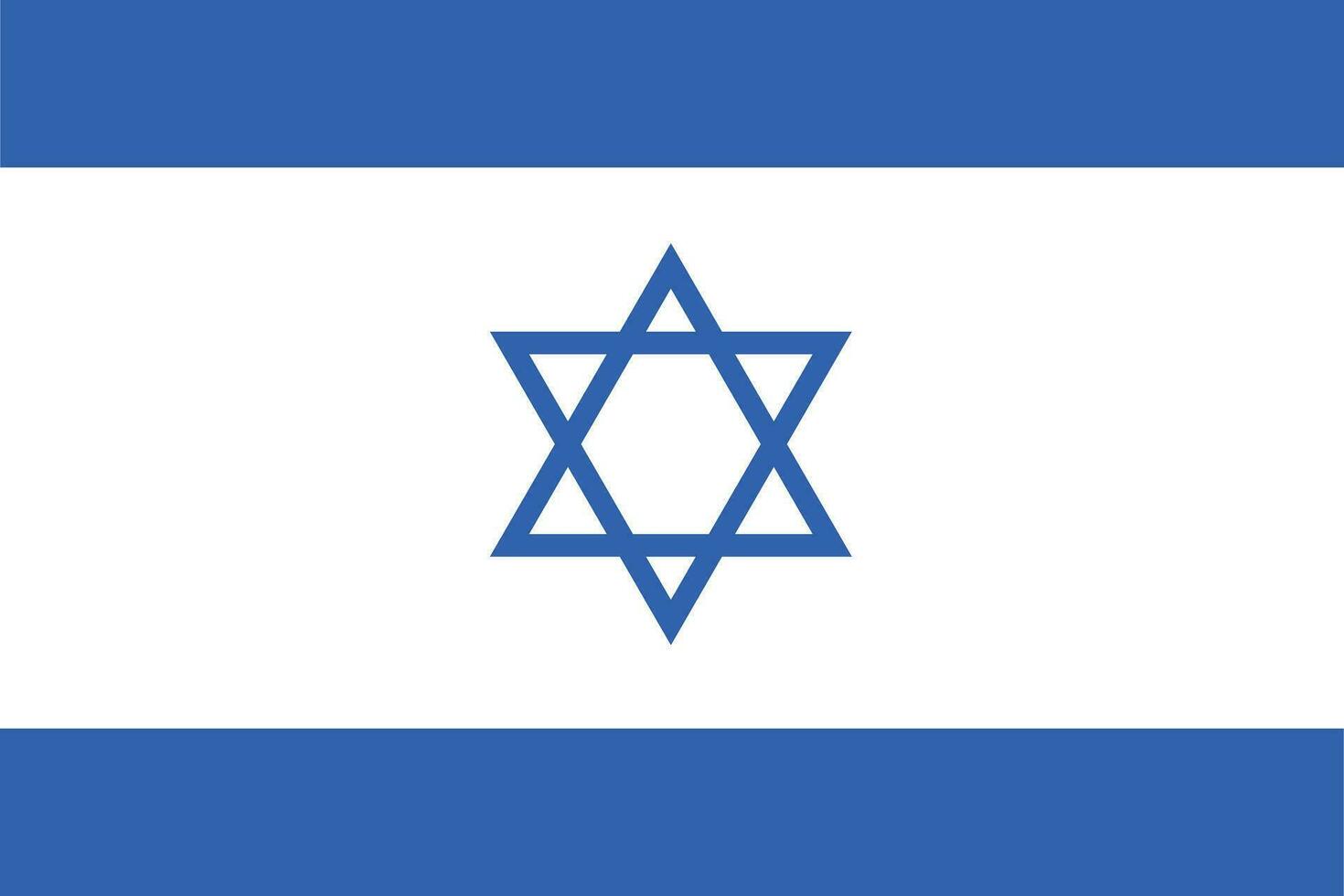 nazionale bandiera di Israele. vettore illustrazione.