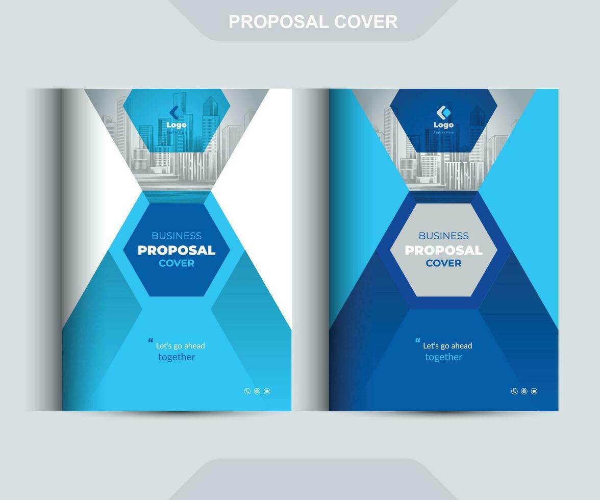 blu aziendale attività commerciale proposta Catalogare copertina design modello concetti vettore