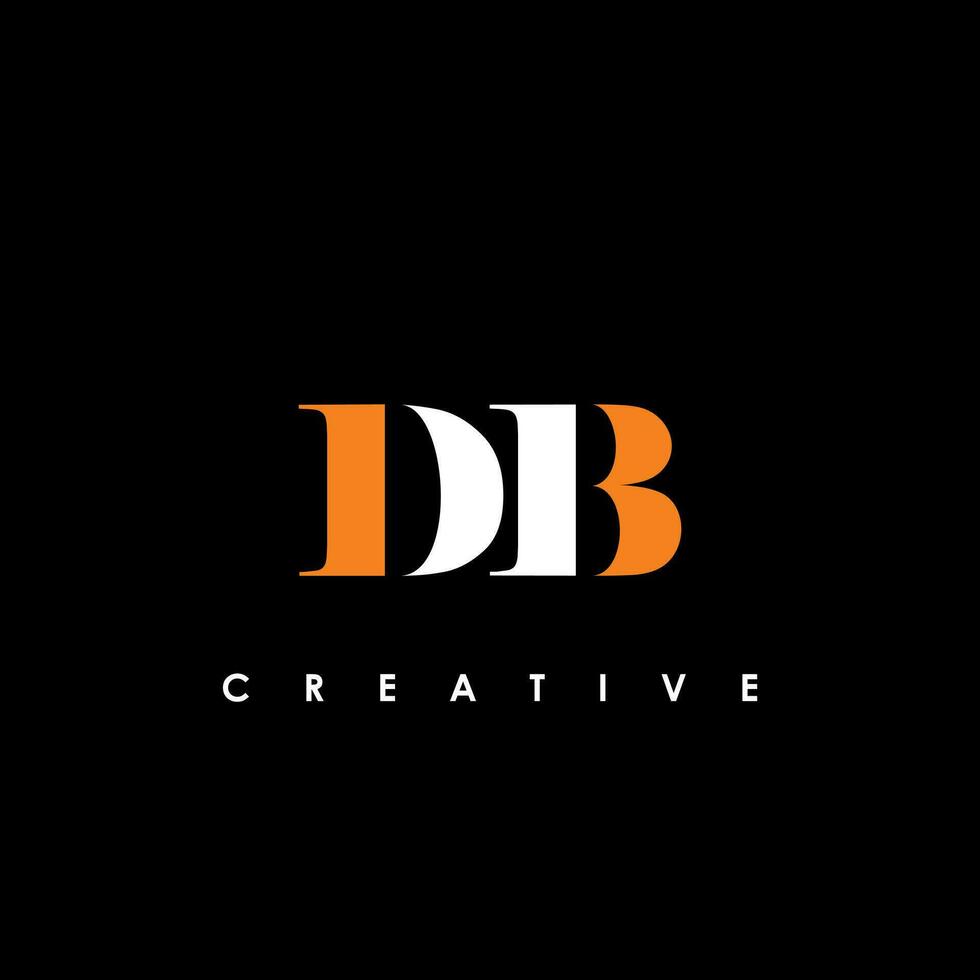 db lettera iniziale logo design modello vettore illustrazione