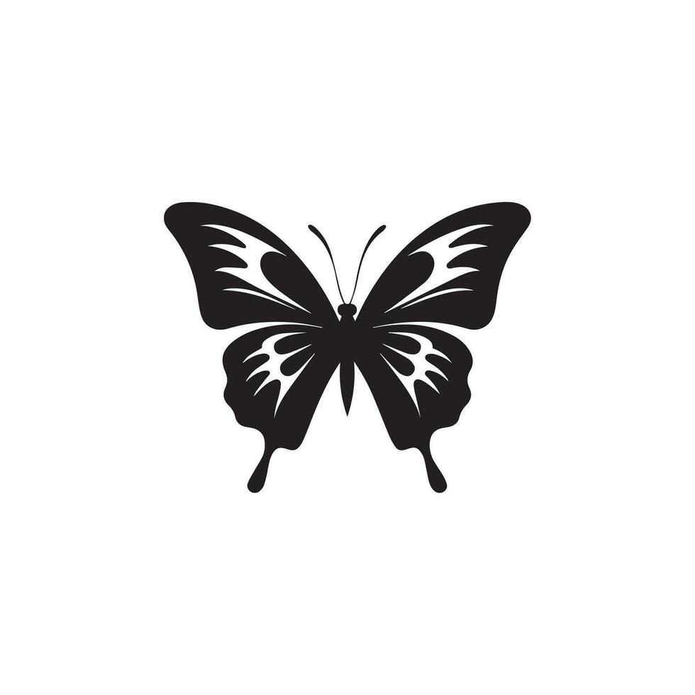 farfalla icona vettore illustrazione. modello design.