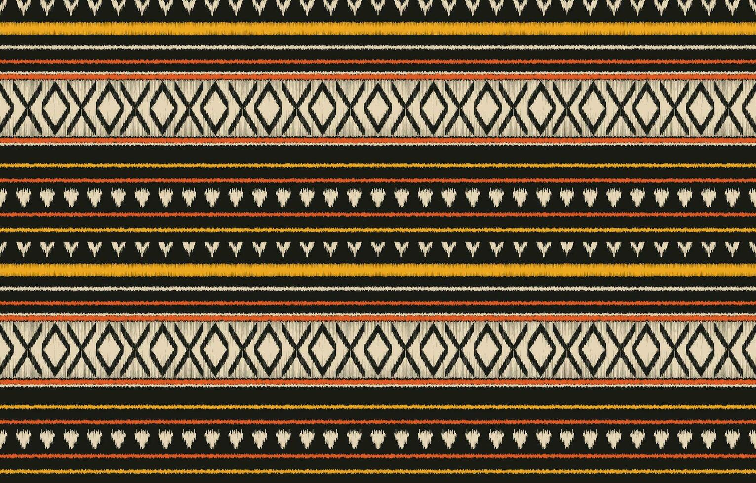 etnico astratto ikat arte. azteco ornamento Stampa. geometrico etnico modello senza soluzione di continuità colore orientale. design per sfondo ,tenda, tappeto, sfondo, vestiario, avvolgere, batik, vettore illustrazione.