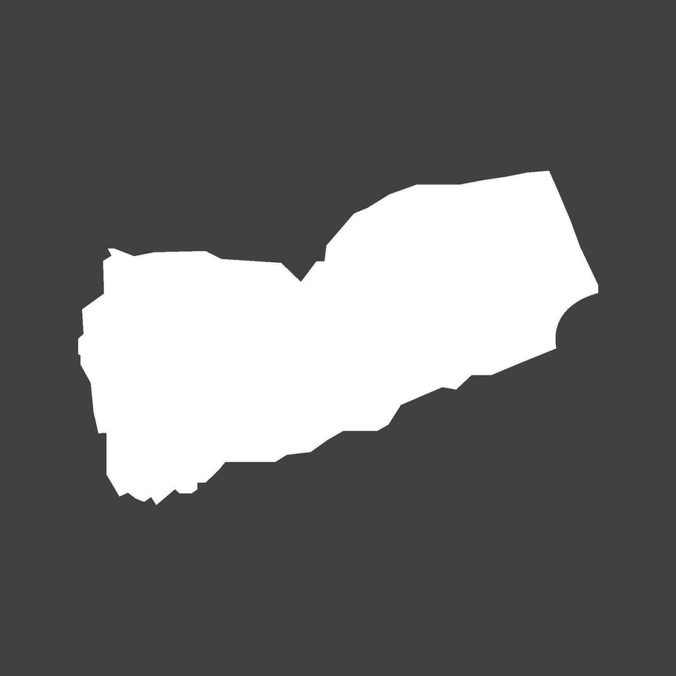 yemen carta geografica icona vettore modello